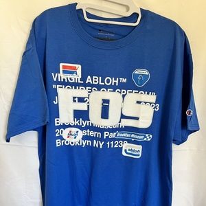 New Virgil Abloh Brooklyn Museum Figures of Speech Medium Champion Tee